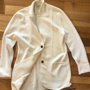 JCrew relaxed cotton sweater blazer